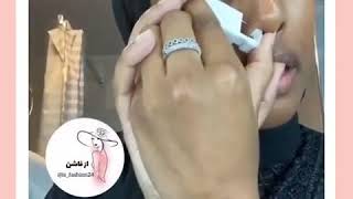 nose peircing at home easily ثقب الانف بالمنزل بسهووله