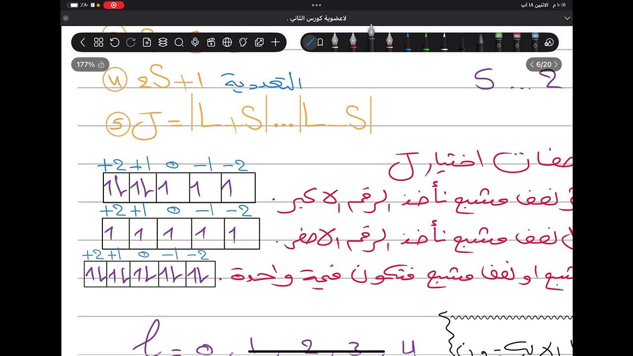 لاعضوية محاضره ثانية/حساب رمز التيرم أو رمز الحالة