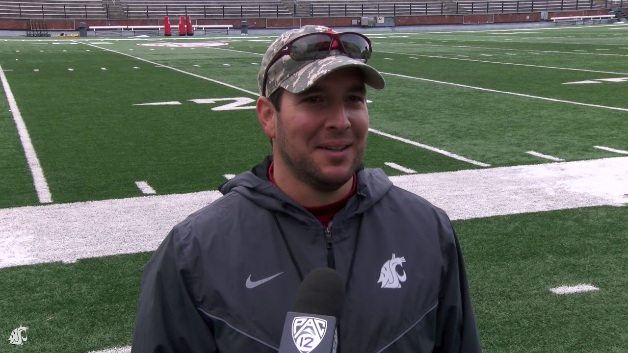 WSU Football: Highlights/Eric Mele after practice 4/11 - YouTube