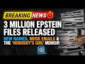 BREAKING: 3 Million Epstein Files Released – New Names, Musk Emails &amp; The "Nobody’s Girl" Memoir