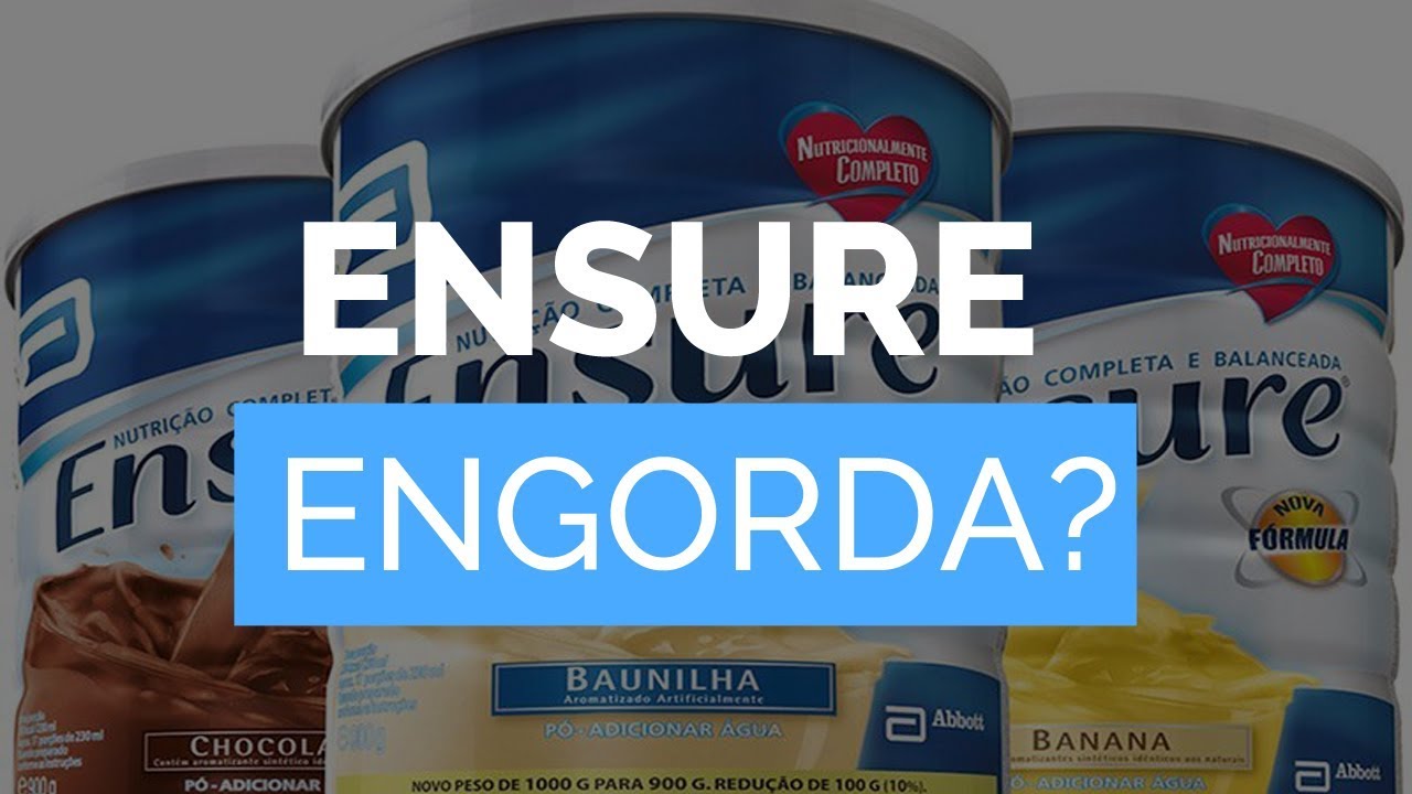 Como tomar ensure para subir de peso