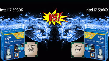 Intel i7 5930K VS 5960X 4.5GHZ Performance