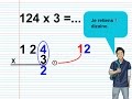 Apprendre  poser une multiplication  un chiffre