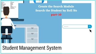 Student management system || part 10 || search by roll