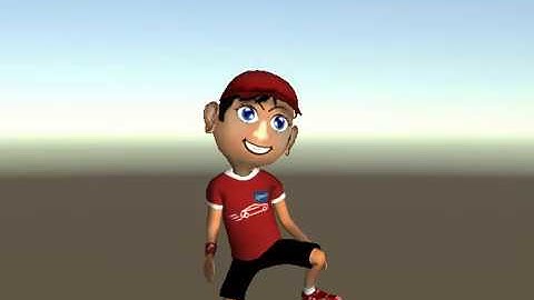 Lowpoly 3D character animations