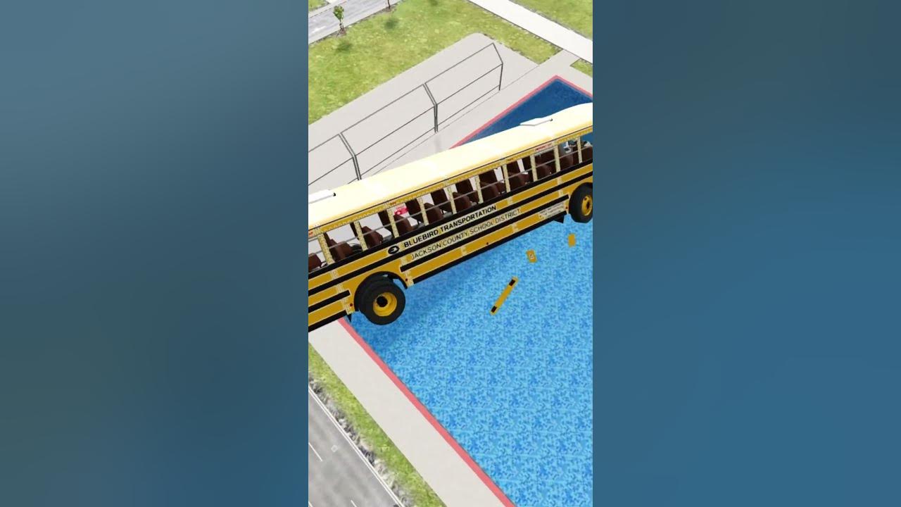 Would You Survive This School Bus Crash? 🚌 autobús autobús schoolbus