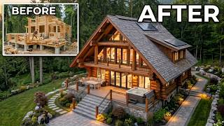 This Man Spent 7 Years Building His Dream Log Cabin - Full Build by nikrijavec47