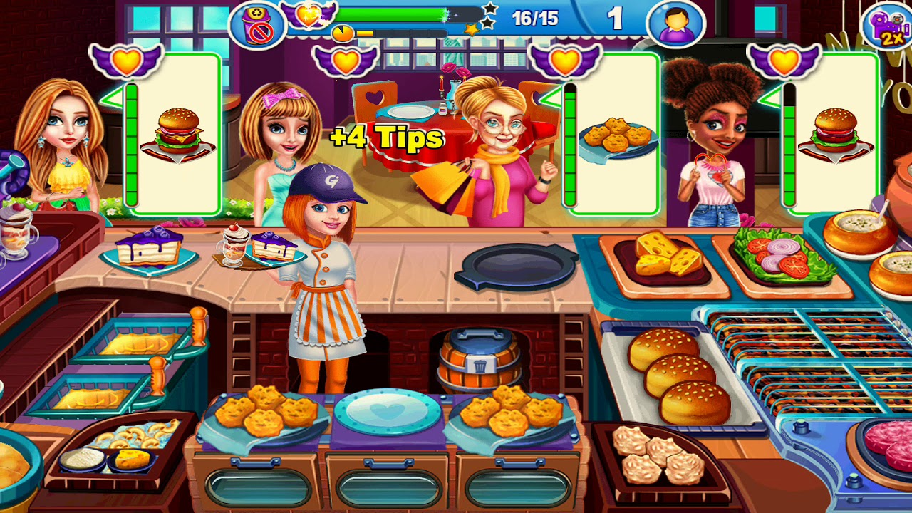 العاب طبخ اكسبرس 🐇 مطعم حلو. Cooking Express Restaurant Game Crossed