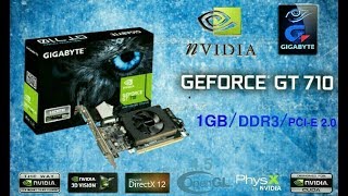 Видеокарта GIGABYTE GeForce GT 710 LP-Обзор бюджетной NVidia