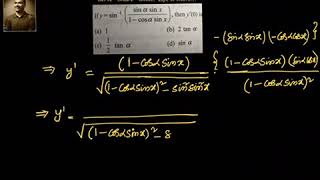 IIT JEE Sample Question : Calculus - Differentiation of Inverse Trigonometric functions