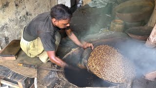 Roasted Chickpeas | Bhuna Chana Making Process - Healthy Chickpea Kaly Chanay Street Food Rawalpindi