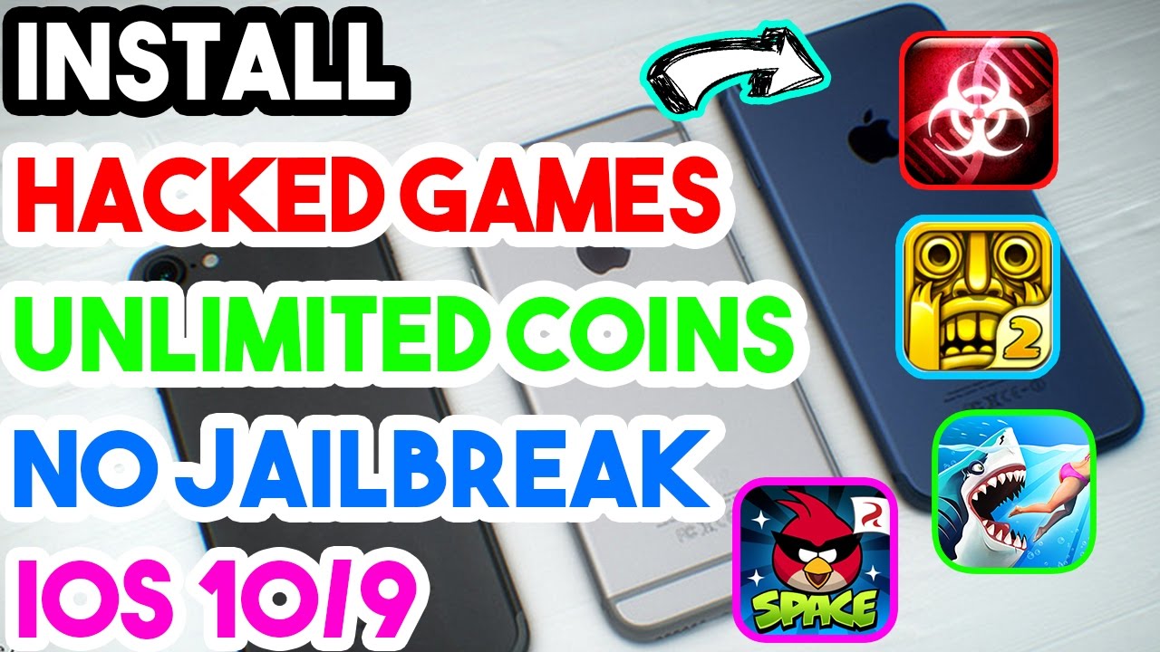New Install Hacked Games Unlimited Coins No Jailbreak/Computer iOS 10/9.3.5/9.3.3 iPhone/iPod/iPad