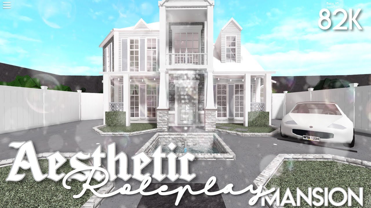 Roblox | Bloxburg: Aesthetic Roleplay Mansion 82k - YouTube
