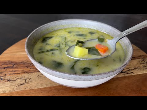 Healthy Vegetable Soup Recipe With Spinach