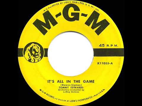 1951 HITS ARCHIVE: It's All In The Game - Tommy Edwards (his first