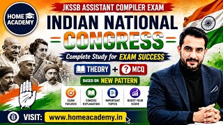 Assistant compiler#jkssbexams Indian National Congress INC #history #homeacademy #assistantcompiler