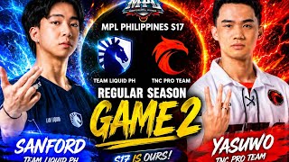 TEAM LIQUID vs TNC 🔥 MPL PH S17 REGULAR SEASON GAME 2! Who dominated the Land of Dawn? ⚔️💥