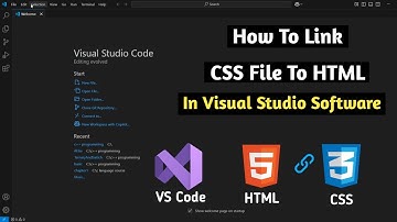 How To Link CSS File To HTML in Visual Studio Code | CSS File Link in HTML