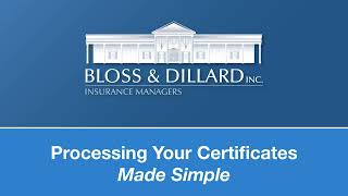 Bloss & Dillard COI Self-Service Utility screenshot 5