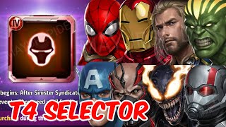 T4 Selector Marvel Future Fight | T4 Selector Guide | T4 Selector coming MFF HINDI INDIA