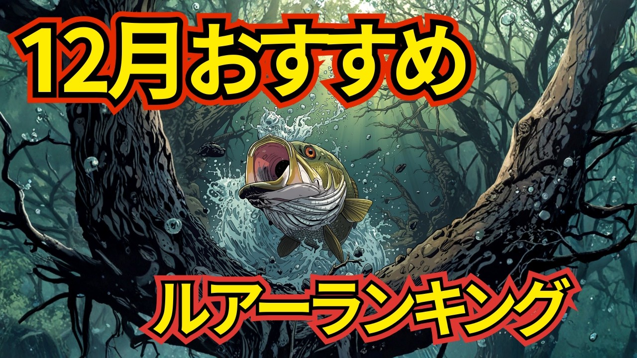 今コレで釣れています【12月ルアーバス釣り】