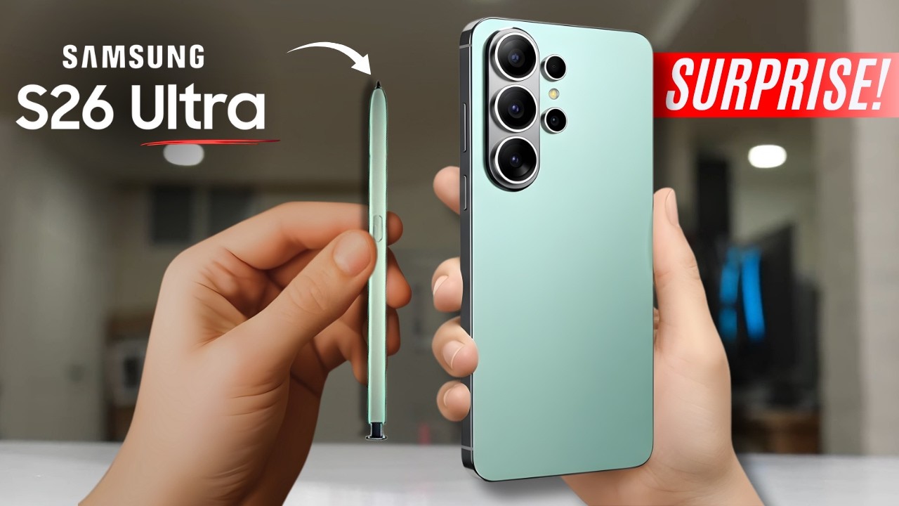 Samsung Galaxy S26 Ultra - NEW S PEN WITH BLUETOOTH - IT'S OFFICIAL ...
