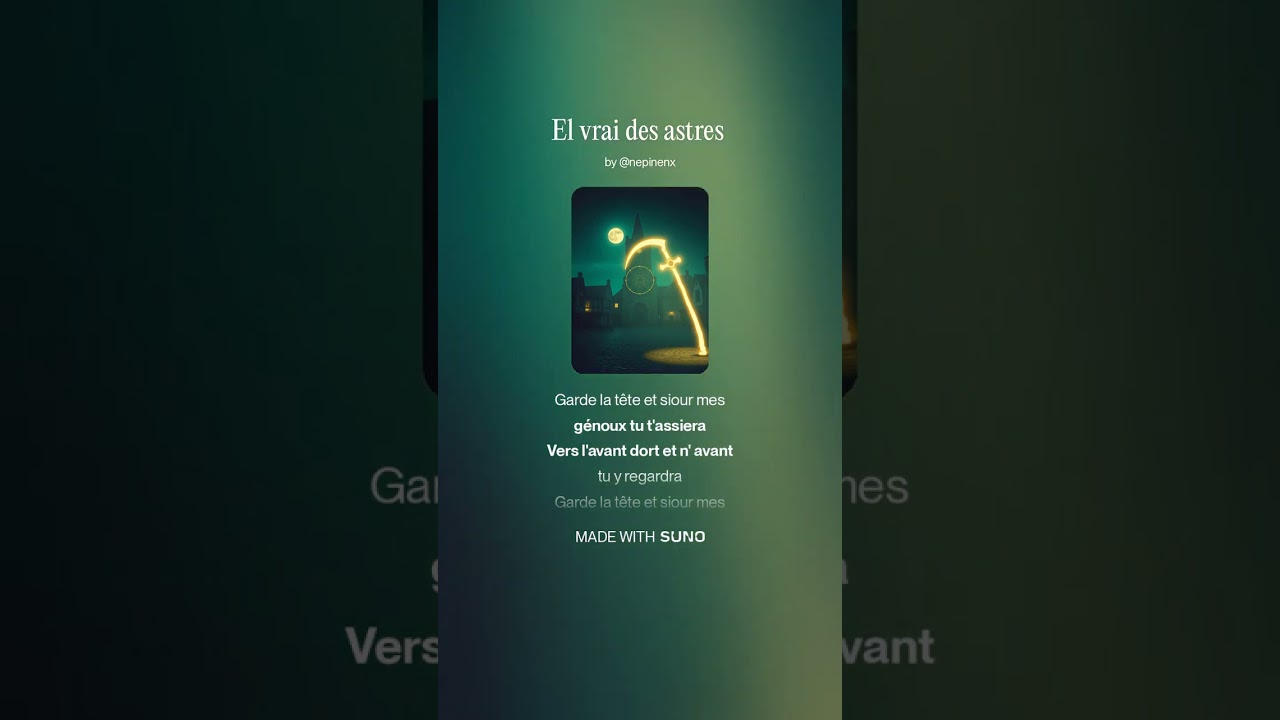 El vrai des astres (folk, rock)