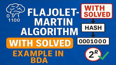 Flajolet Martin Algorithm in 9 Mins! | Solve Previous Year Exam Question Easily