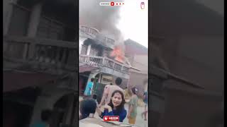 Si Jago Merah Lalap Sebuah Rumah di Bawadasi, Lahomi, Nias Barat