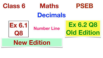 Q 8 | Ex 6.1 | Class 6 | Decimals | Chapter 6 | PSEB | Maths