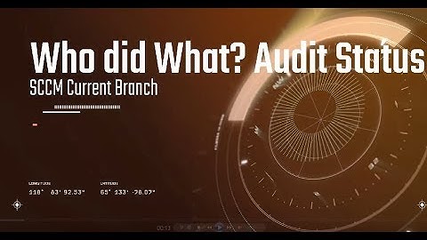 How to SCCM Trace Audit Who Deleted  Collections -Trace Who Deleted Modified Changed SCCM Settings