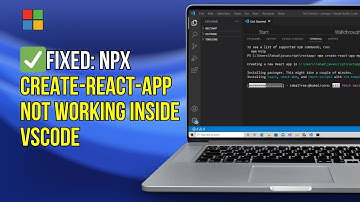 How to Fix npx Create-react-app Not Working in Visual Studio Code - Create React App Error VSCode