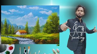 Nature Drawing Step by Step For Beginners  |Step by Step | How to Paint Beautiful Nature  #39