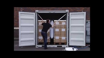 Woven Lashing inside a container, Lashing Straps