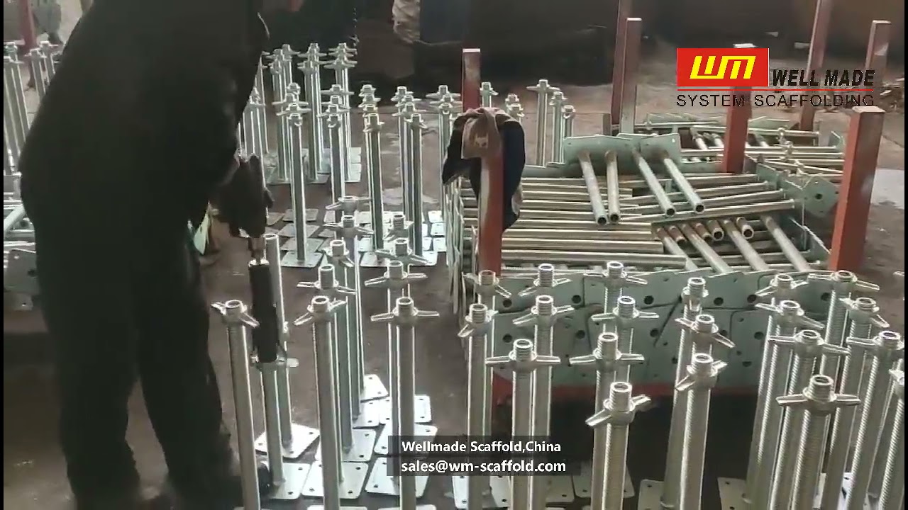 Scaffold Screw Jack Base - Adjustable Base Jack - Scaffold Feet Leg- Wellmade China