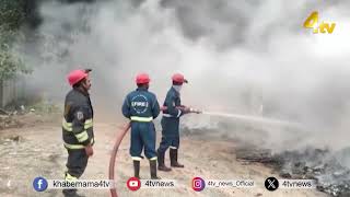 Major Fire Breaks Out At Plastic Scrap Unit In Jalpally, Thick Smoke Triggers Panic | 4tv News