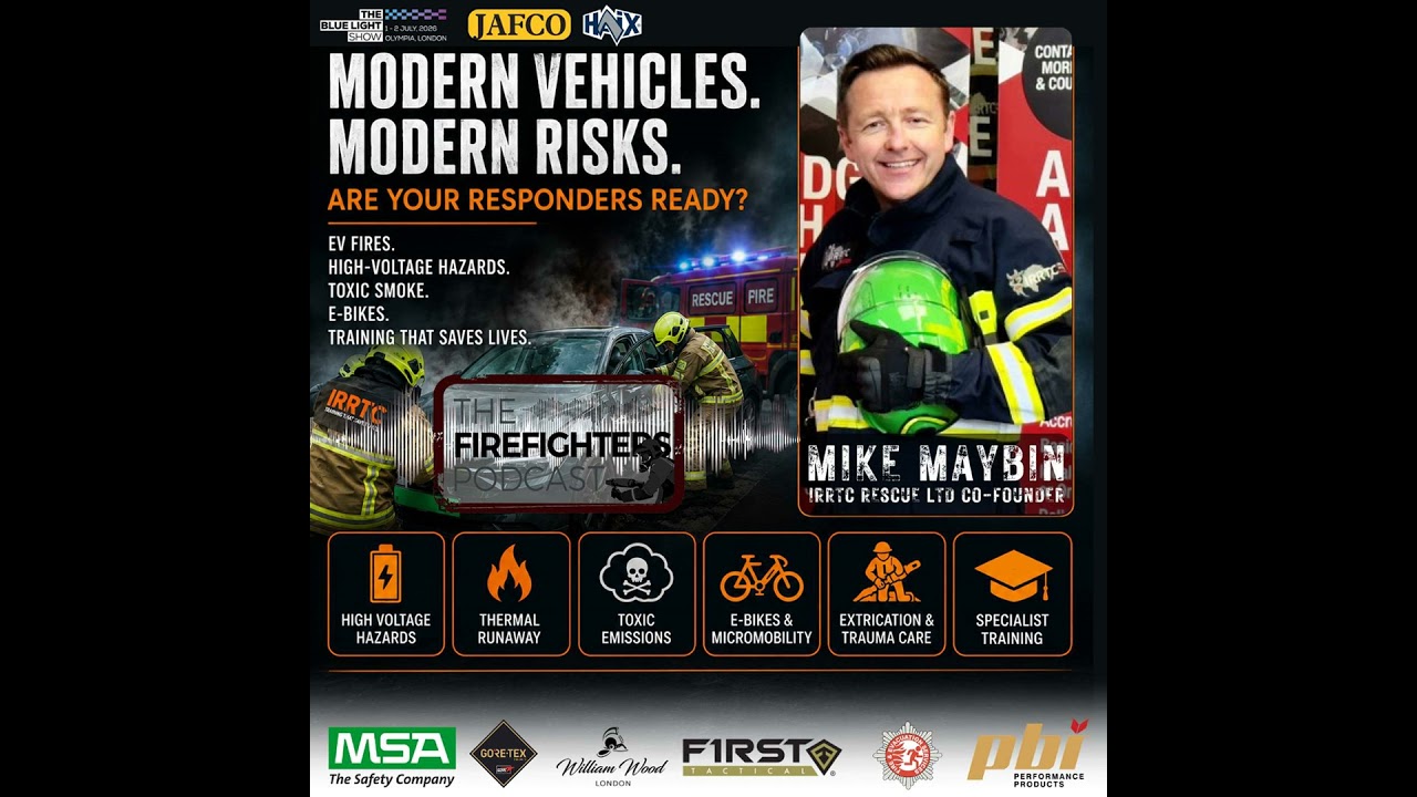 #475 Electric Vehicle Fires Explained with Mike Maybin from IRRTC