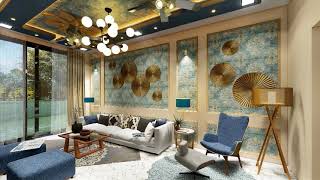 How to design your Drawing Room in 2021 | Latest Luxury Interior | 3d view | Kitchen Karigari