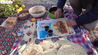 Köyde Doğada Tantuni̇ Kebap Yapimi