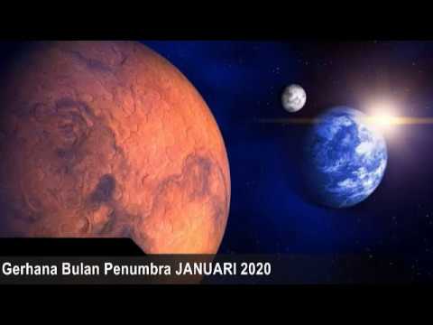 Video: Bulan purnama di Januari 2020