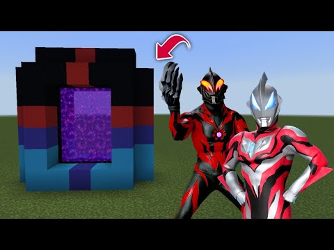 Membuat Portal Ultraman Geed & Ultraman Belial Bareng (Bege) ~ Minecraft PE