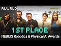RLWRLD Awarded at the Nebius Robotics & Physical AI Awards