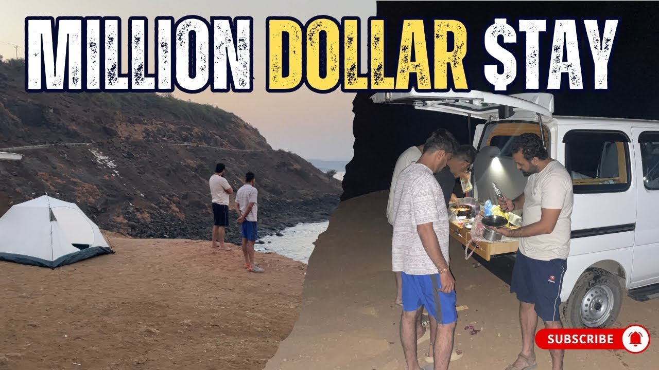 Camping near Beach 🏖️| Full on Masti | Mysterious Travel and Food - YouTube