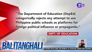 DepEd, inaalam na kung nagagamit ang mga paaralan sa Pilipinas para sa... | Balitanghali