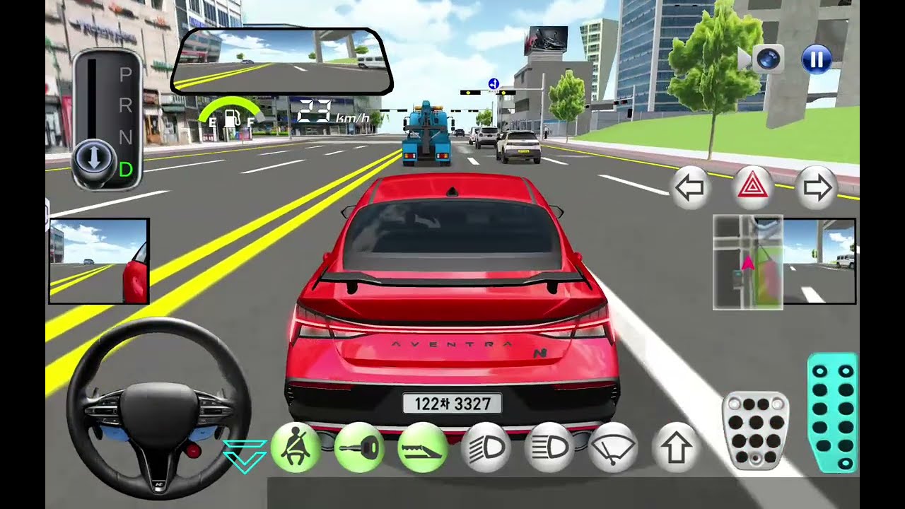 New Red Mercedes G70 For Parking - 3d Driving Class android game || Car Game #gameplay #cargame