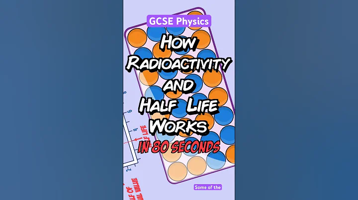 Learn how Radioactivity and Half Life works in 80 seconds! #gcse #physics #aqa #gcsescience