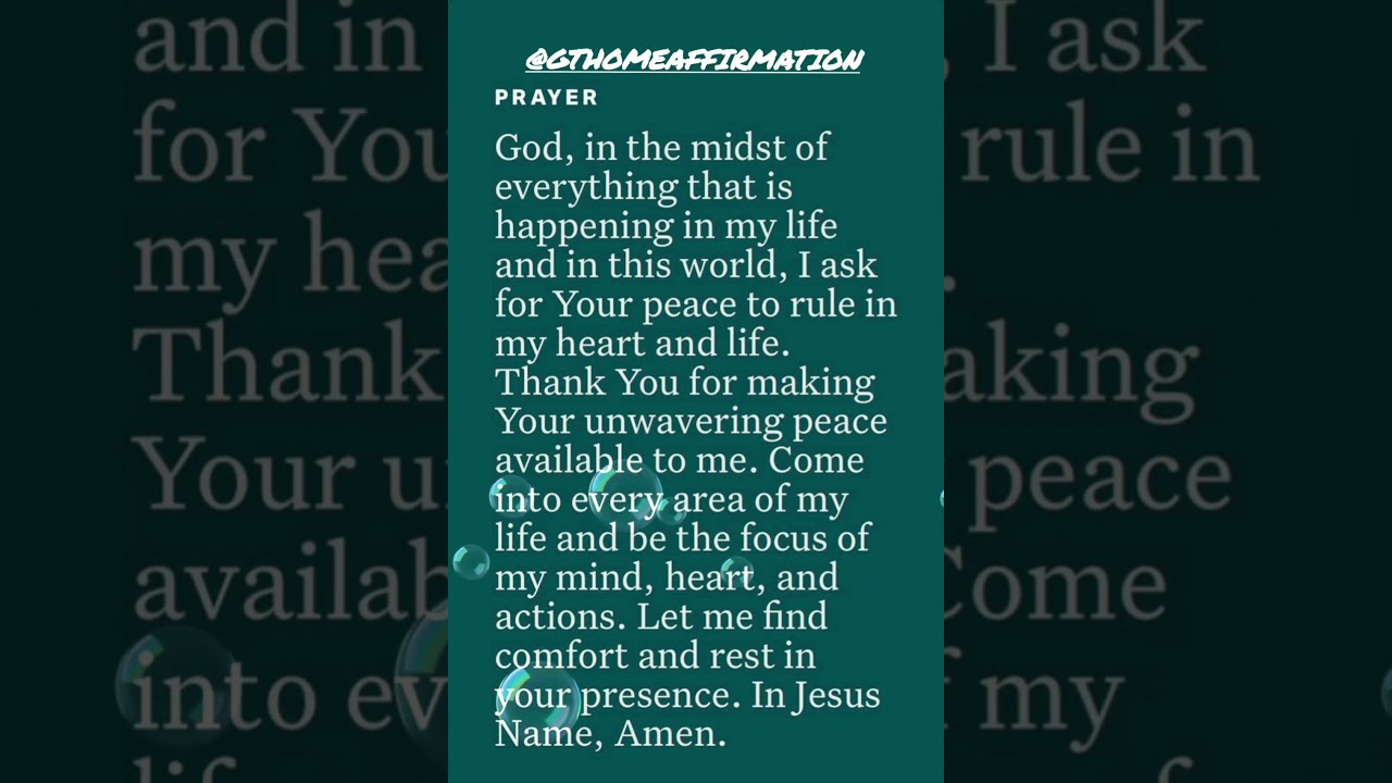 Simple and beautiful prayers for Tonight