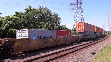 [HD] CSX Q190 Bound Brook 6.23.12