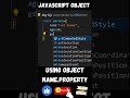 Accessing object in javascript