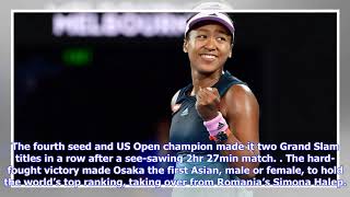 Naomi Osaka Crowned World Number One After Beating Kvitova In Australia Open Final